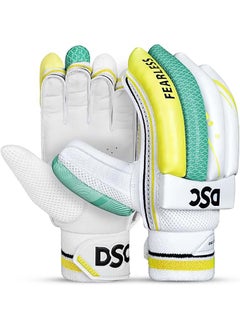 DSC Condor Atmos Cricket Batting Gloves | Premium Cricket Batting Gloves | Enhanced Protection & Comfort | Breathable Mesh & Leather Design | Right Hand Batsman  - Image 1