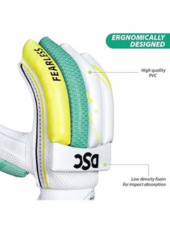 DSC Condor Atmos Cricket Batting Gloves | Premium Cricket Batting Gloves | Enhanced Protection & Comfort | Breathable Mesh & Leather Design | Right Hand Batsman  - Image 2