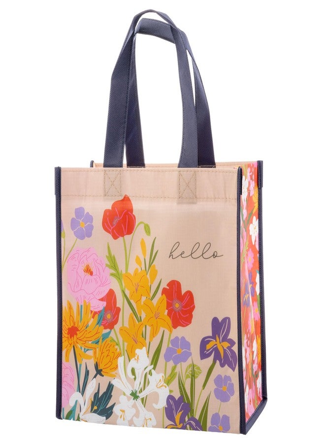 Karma Reusable Gift Bags - Tote Bag and Gift Bag with Handles - Perfect for Birthday Gifts and Party Bags RPET 1 Hello Medium - Image 1