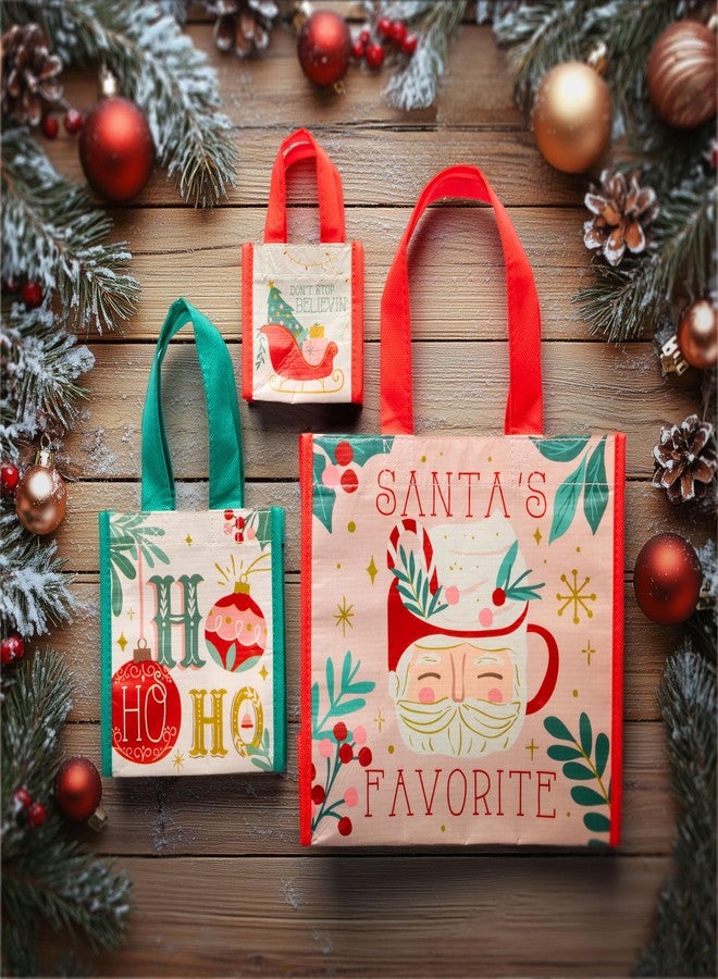 Karma Reusable Gift Bags - Tote Bag and Gift Bag with Handles - Perfect for Birthday Gifts and Party Bags RPET 1 Hello Medium - Image 2