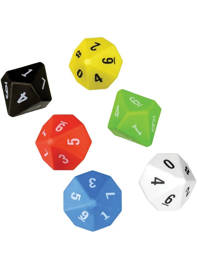 Teacher Created Resources® 10-Sided Dice, Pack of 6 - Image 2