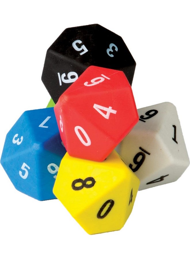 Teacher Created Resources® 10-Sided Dice, Pack of 6 - Image 3