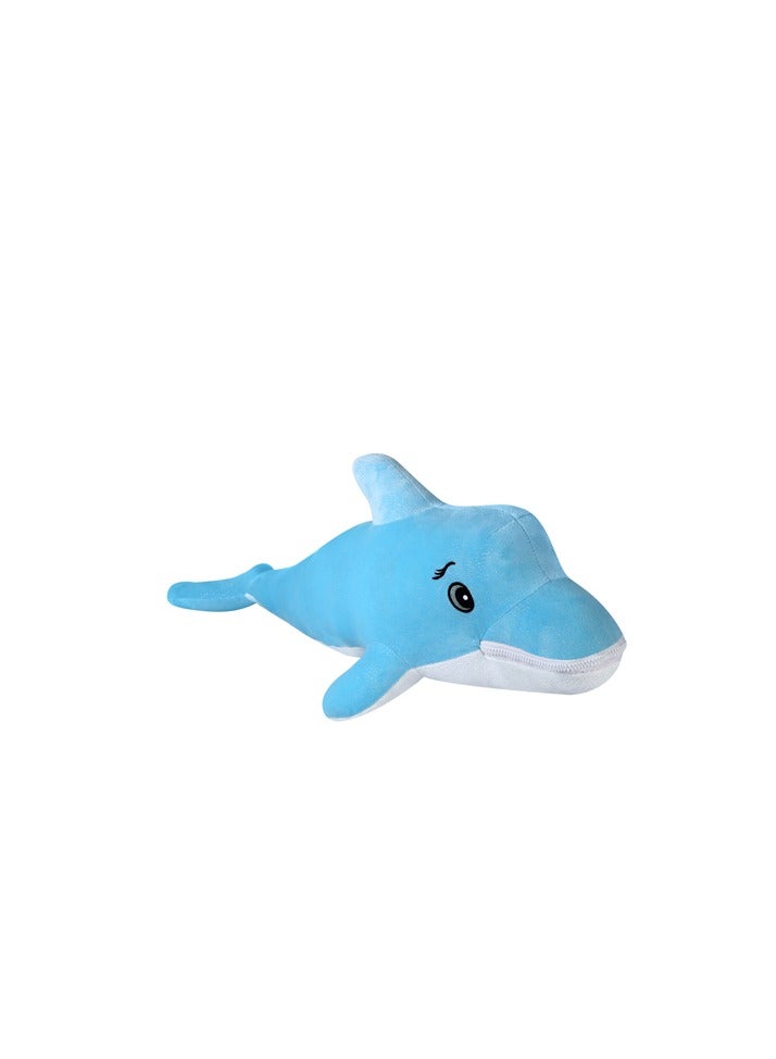 Magnolia Dolphin Doll, Sleeping Pillow, Pillow, Soft Stuffed Animal Doll, Gray Balloon Birthday Gift Size 90cm - Image 4