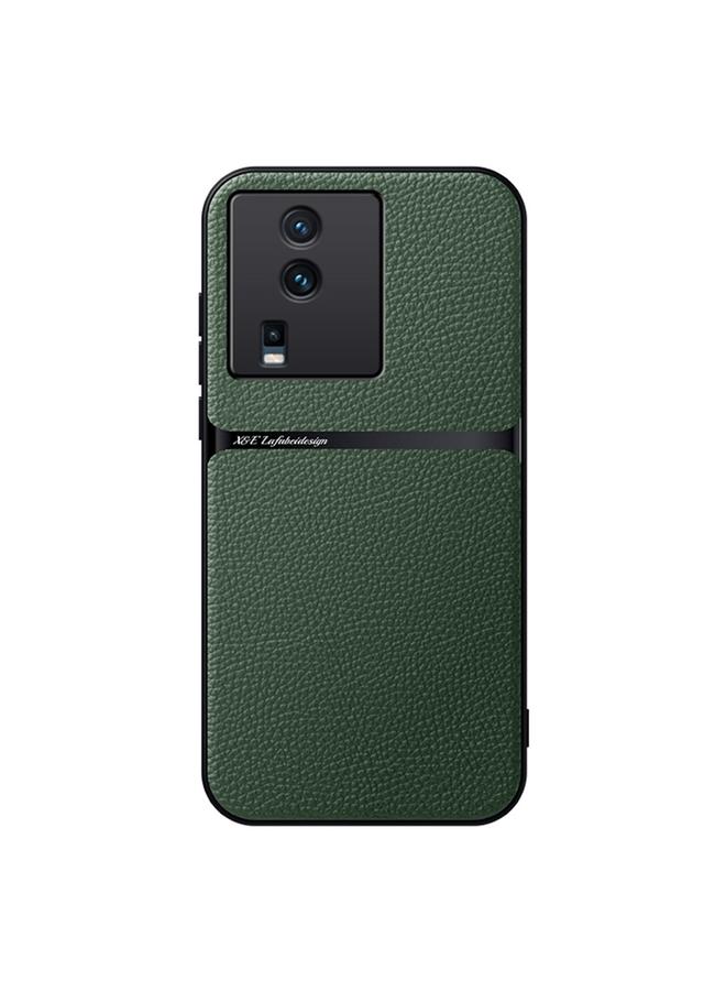 Case For vivo iQOO Neo7 / iQOO Neo7 SE Litchi Leather Magnetic Full Coverage Shockproof Phone Case