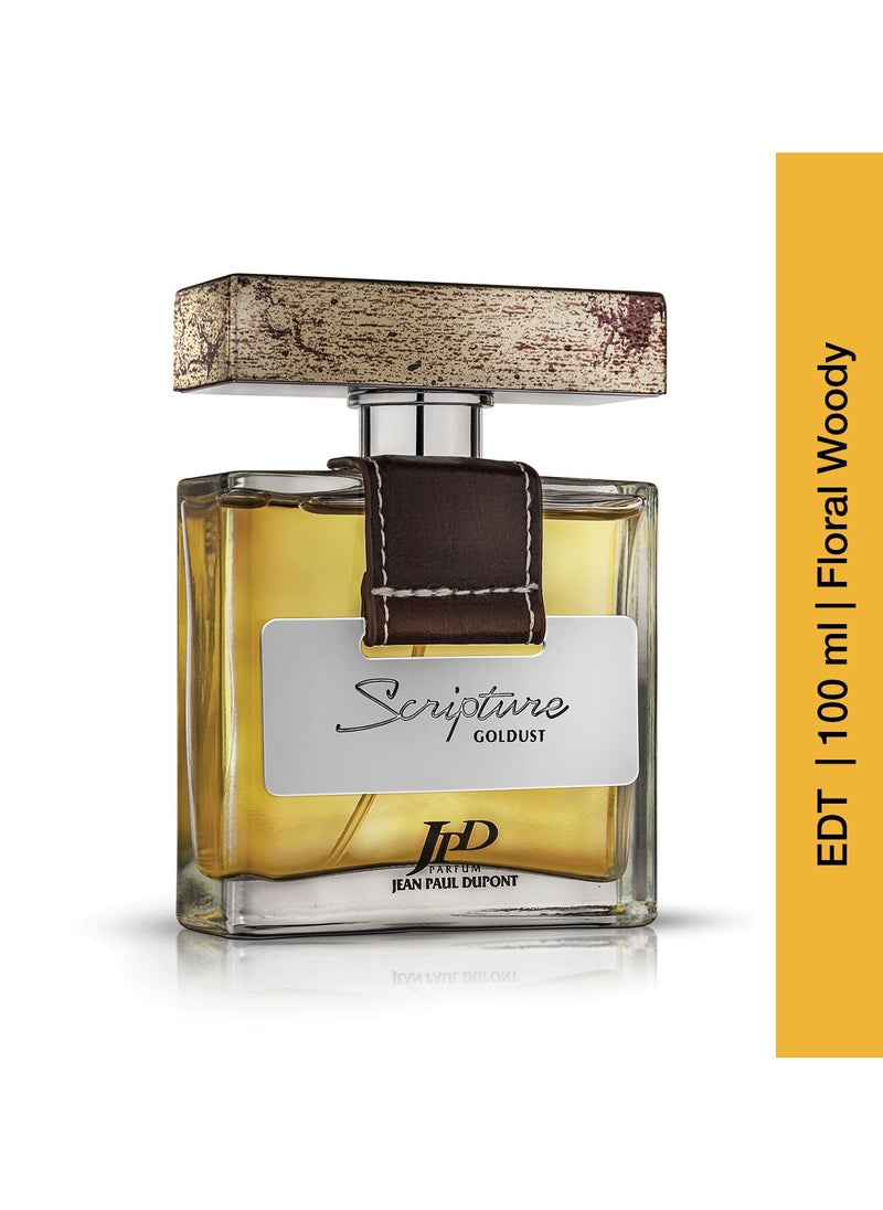 Jean Paul Dupont Scripture Goldust Eau de Toilette For Men 100ml  - Image 5
