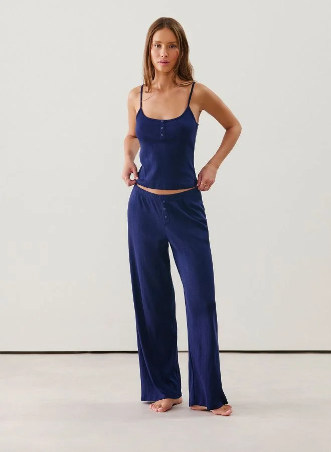 UNDIZ Pointelle tank top