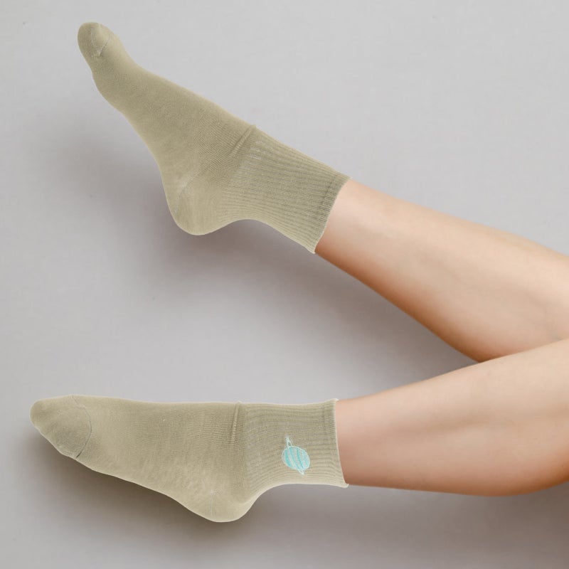 5 Pairs Planet Pattern Socks Mid-tube Sock Cotton Stocking Women Embroidery Sock - Image 5