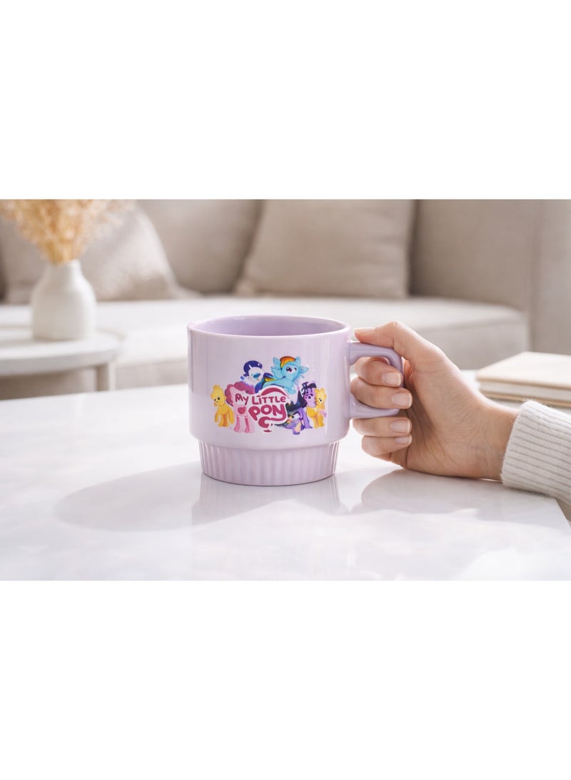 كوب ماي ليتل بوني – كوب قهوة وشاي سيراميك كرتوني لطيف للأطفال والبنات، تصميم وردي - Image 2