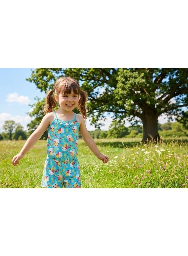 Hello Kitty Set Girl Set Overall Jumpsuit - Image 2