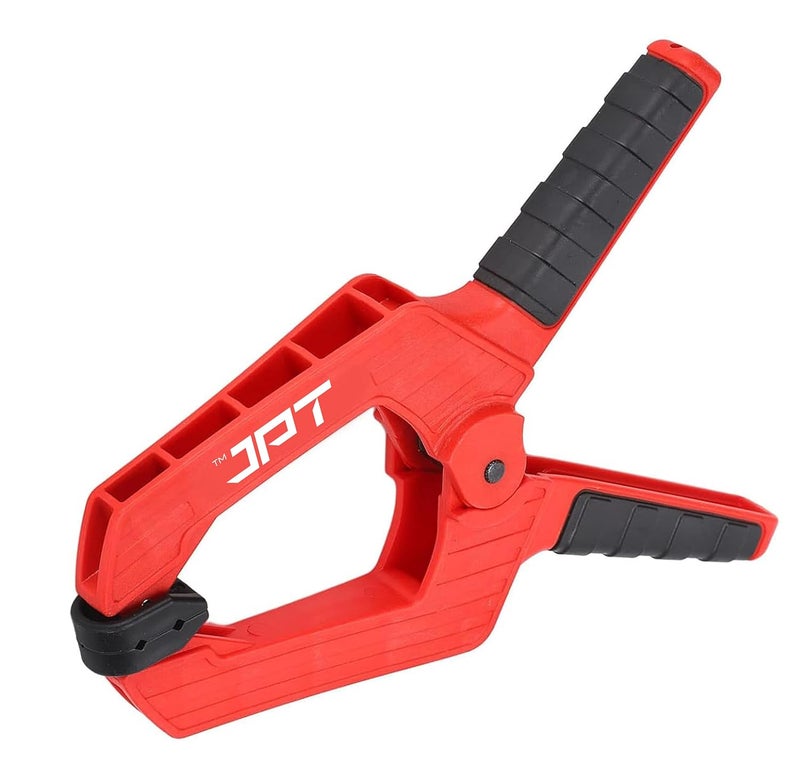 JPT Ultra Heavy Duty 4-Inch Wood Spring Clamp, Strong 140N Clamping Force with Bold Spring for Carpentry, Crafts, DIY Projects, High-Strength Unbreakable ABS Construction - Image 1