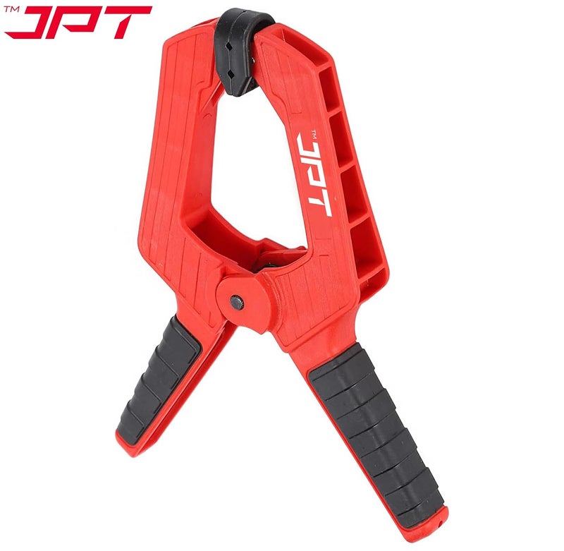 JPT Ultra Heavy Duty 4-Inch Wood Spring Clamp, Strong 140N Clamping Force with Bold Spring for Carpentry, Crafts, DIY Projects, High-Strength Unbreakable ABS Construction - Image 2