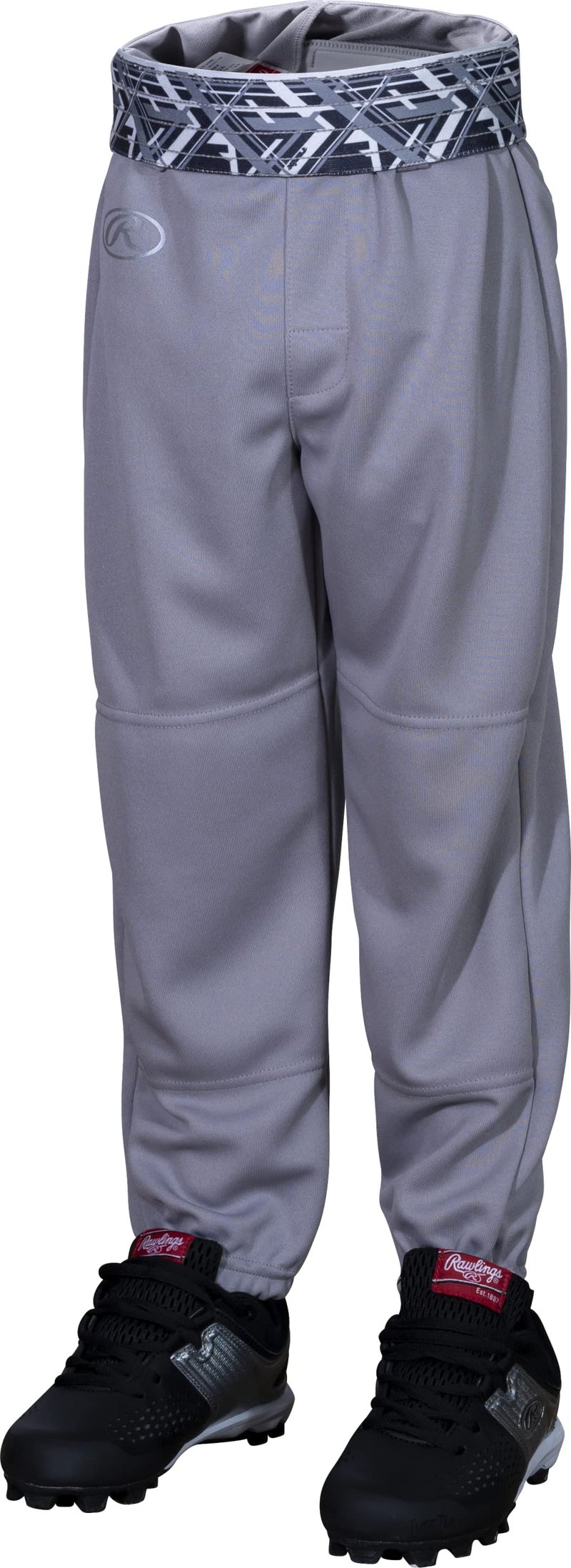 Rawlings REMIX | T-Ball & Youth Baseball & Softball | Game/Practice Pants | Grey/Black | Small - Image 3