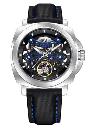 Silver Blue Black