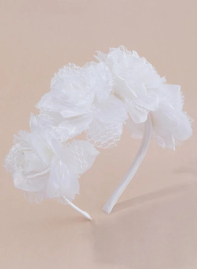 Take Two Flower Applique Headband