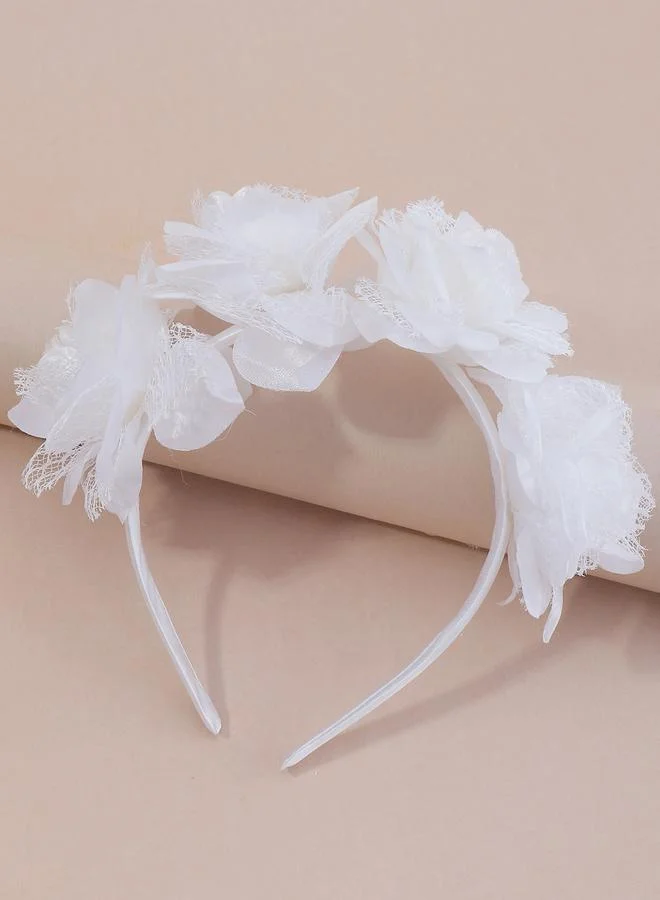 Take Two Flower Applique Headband