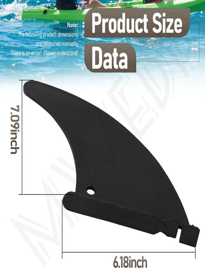 MWEDP 12181 Skeg Fin Rudder for Intex Inflatable Kayak Boats Challenger K1(68305EP), K2 (68306EP 68307EP), Excursion Pro (68309EP) - Image 3