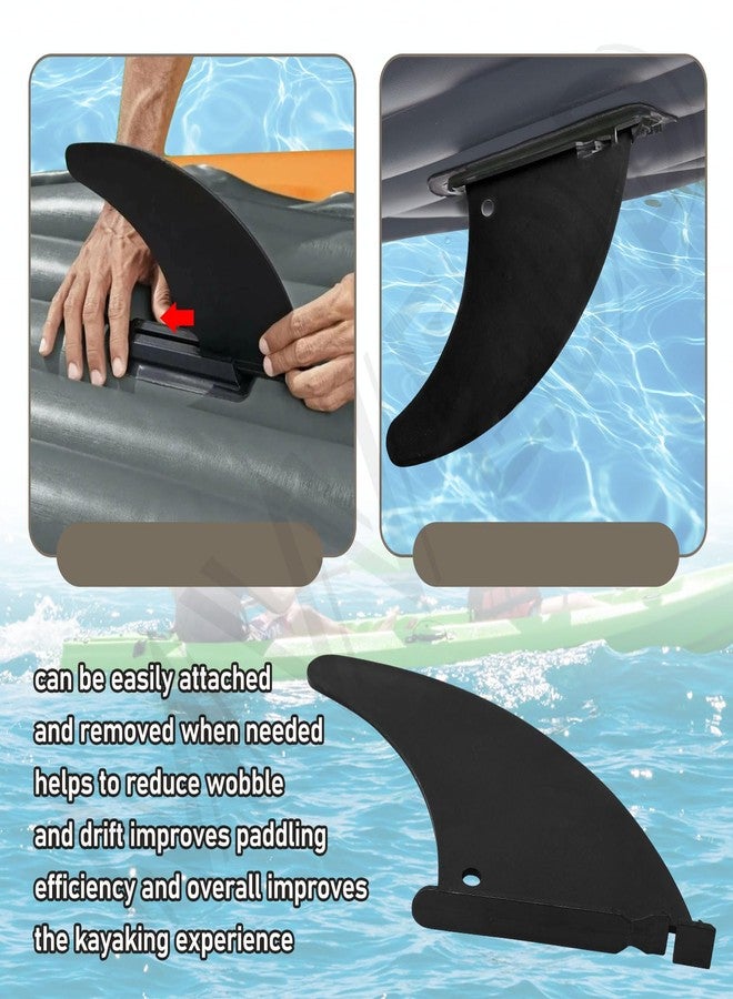MWEDP 12181 Skeg Fin Rudder for Intex Inflatable Kayak Boats Challenger K1(68305EP), K2 (68306EP 68307EP), Excursion Pro (68309EP) - Image 5