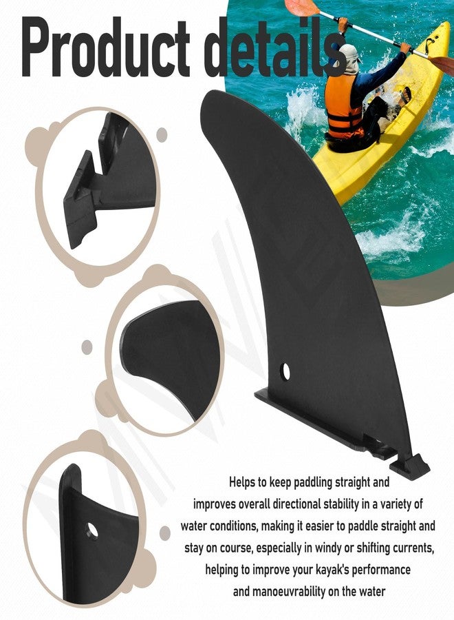 MWEDP 12181 Skeg Fin Rudder for Intex Inflatable Kayak Boats Challenger K1(68305EP), K2 (68306EP 68307EP), Excursion Pro (68309EP) - Image 4