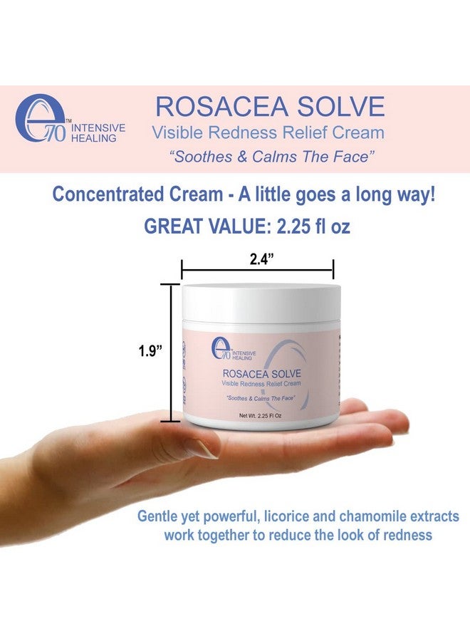 e70 70 Rosacea Solve Redness Relief Cream Face Moisturizer For Rosacea & Acne Prone Skin Sensitive Skin Care With Organic Ingredients Almond Oil Licorice & Chamomile Extracts No Parabens - Image 5