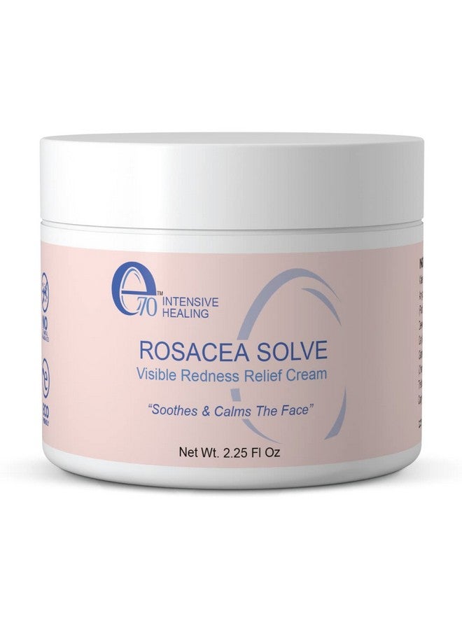 e70 70 Rosacea Solve Redness Relief Cream Face Moisturizer For Rosacea & Acne Prone Skin Sensitive Skin Care With Organic Ingredients Almond Oil Licorice & Chamomile Extracts No Parabens - Image 2