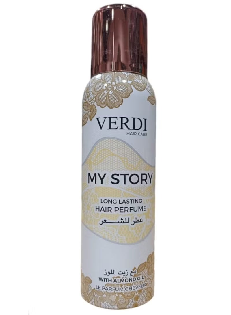 عطر الشعر ماي استوري مع زيت اللوز 100 مل