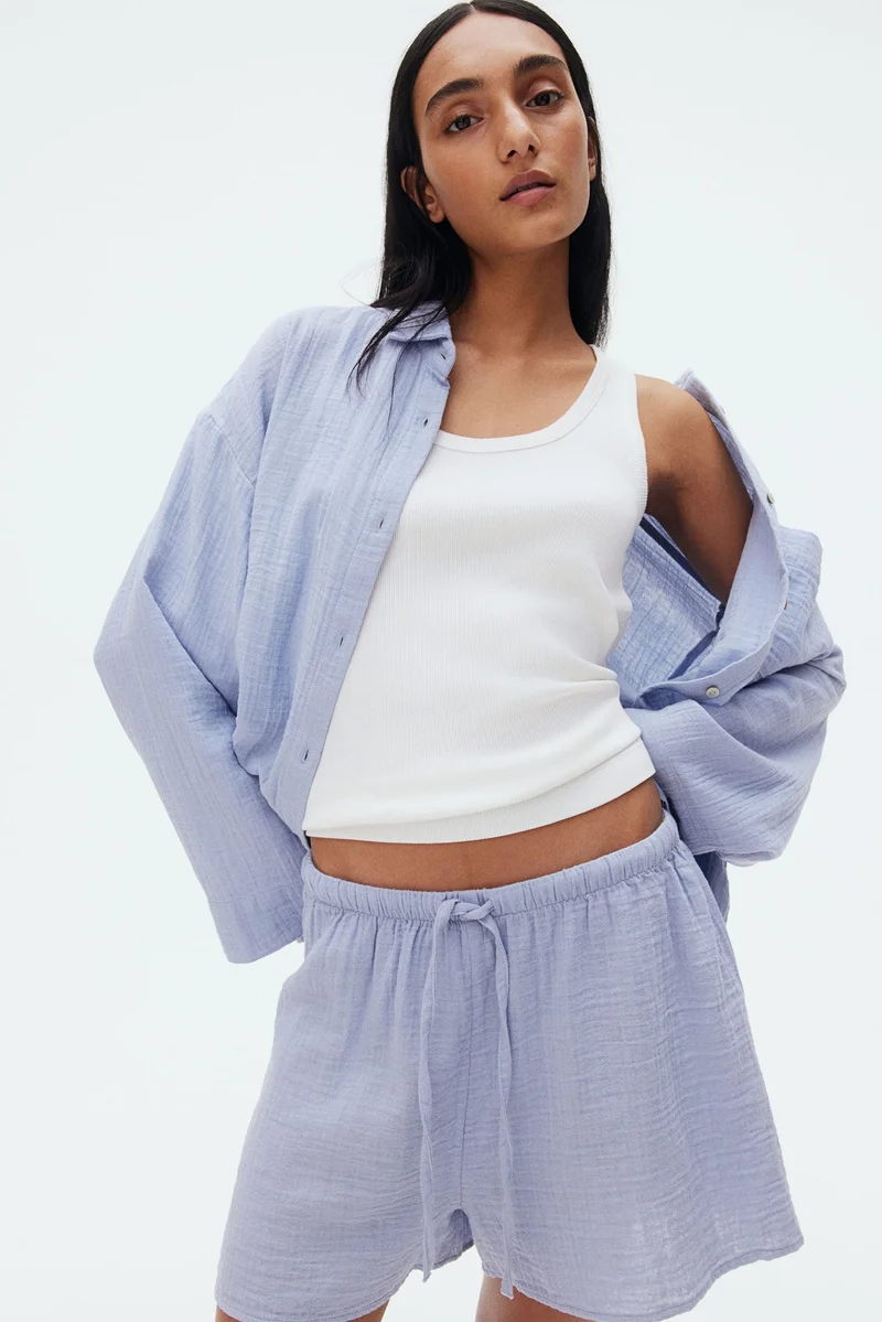 اتش اند ام Pyjama shirt and shorts