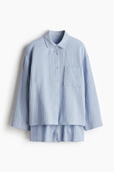 H&M Pyjama shirt and shorts