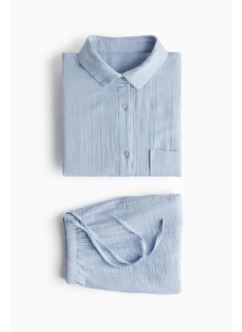 اتش اند ام Pyjama shirt and shorts