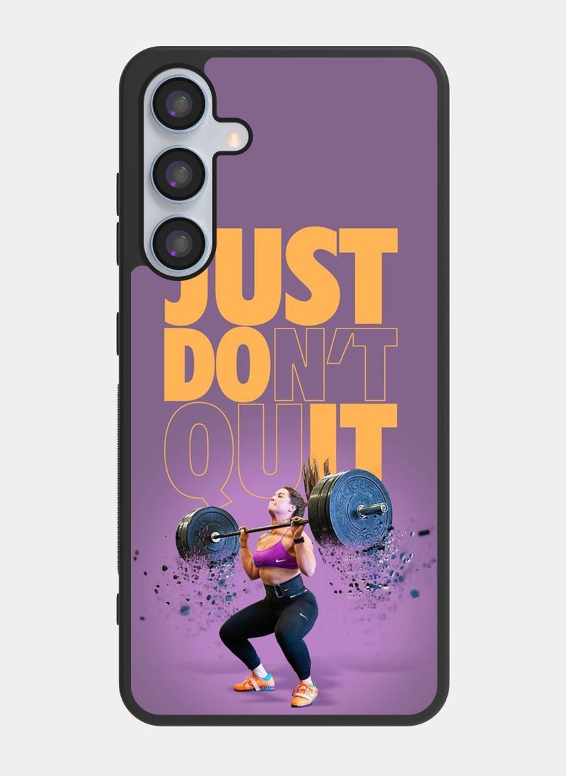 PXLAAT Samsung Galaxy A55 case cover Just Don't Quit - Image 1