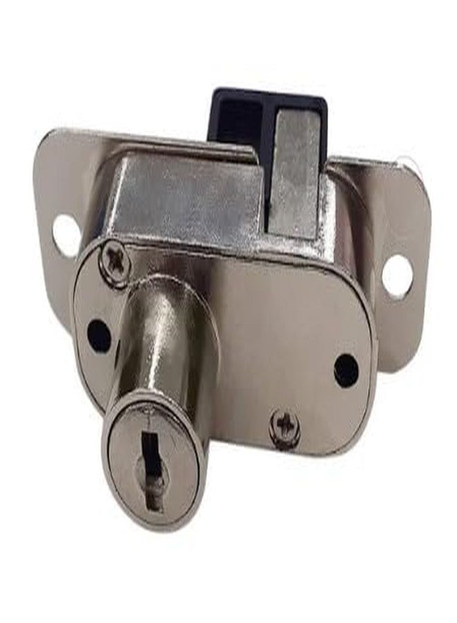 PADMAVATHI ENTERPRISES Sliding Lock for Wooden Wardrobe Door with High Security Computer Key - Set Slide Door Lock - Image 3