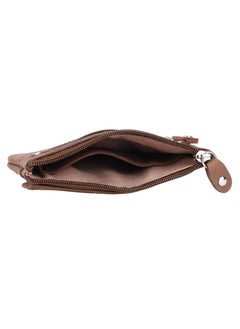 LAVERI LEATHER Laveri Leather Coin Purse With Key Chain Brown Hunnter  - Image 4