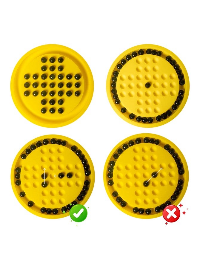 Toysbox Colourful Brainvita Senior Mind Challenging Board Game with 32 Marbles | Marble Solitaire | Suitable for Ages 5 Years and Above, Kids - Image 3