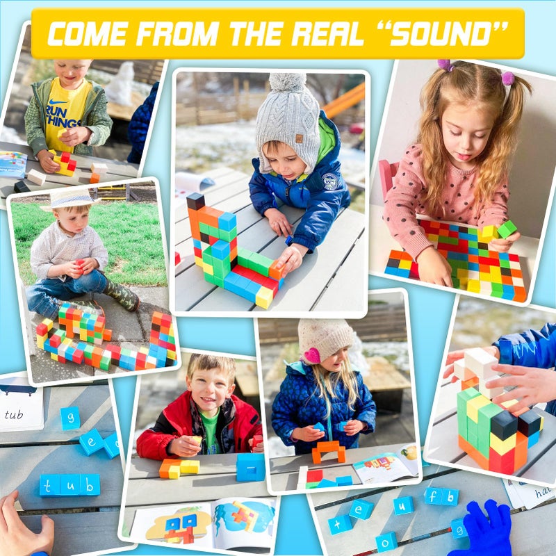 Toylogy 48PCS Magnetic Blocks for Toddlers Outdoor Toys Easter Gifts, Large Magnetic Cube Toy for Sensory Montessori Education Preschool Magnet Toys for 3 4 5 6 Year Old Boys and Girls - Image 4