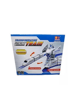 Generic ‘2-in-1 transforming electric train for kids - toy train with track, light and sound that turns into a robot’  - Image 4