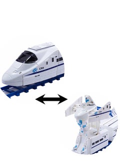 Generic ‘2-in-1 transforming electric train for kids - toy train with track, light and sound that turns into a robot’  - Image 2