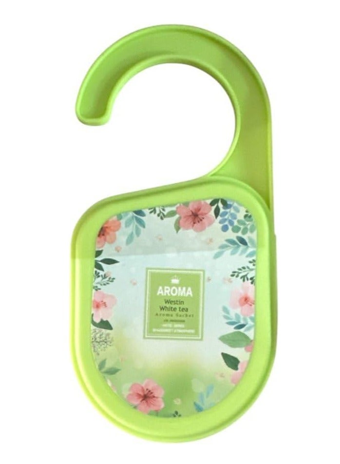 Spaceshoop Fragrance Sachet, Calming and Refreshing Scent, Drawer and Closet Air Freshener (Green)