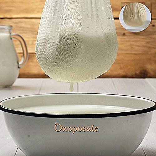 Droposale قماش الجبن دروبوسيل غير المبيض وصنع الجبن الجلابي، تصفية الحساء والصلصات، قماش الجبن الفائق النعومة (قماش موسلين) - Image 3
