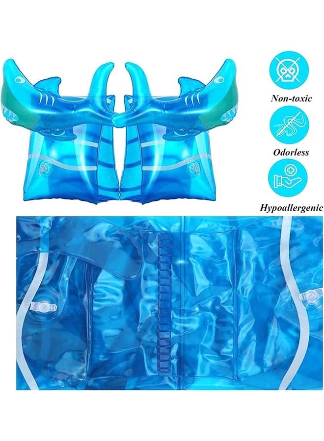 Hihonor Arm Floaties for Kids, Cartoon Swimiming Armbands Floaties Water Wings Floatation Sleeves, PVC Arm Floaties Inflatable Swim Arm Bands Floater Sleeves Children's Swimming Ring - Image 4