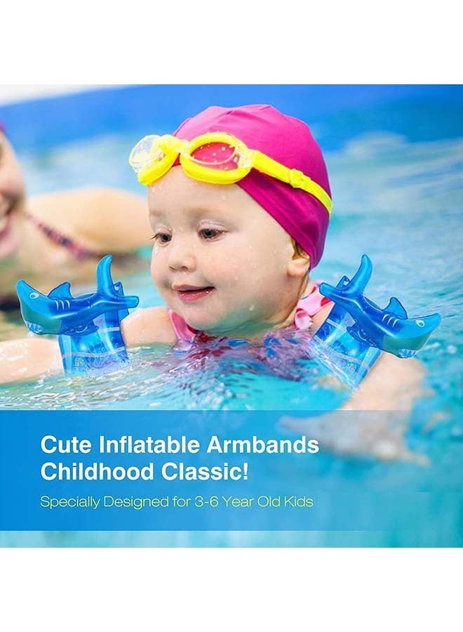 Hihonor Arm Floaties for Kids, Cartoon Swimiming Armbands Floaties Water Wings Floatation Sleeves, PVC Arm Floaties Inflatable Swim Arm Bands Floater Sleeves Children's Swimming Ring - Image 5
