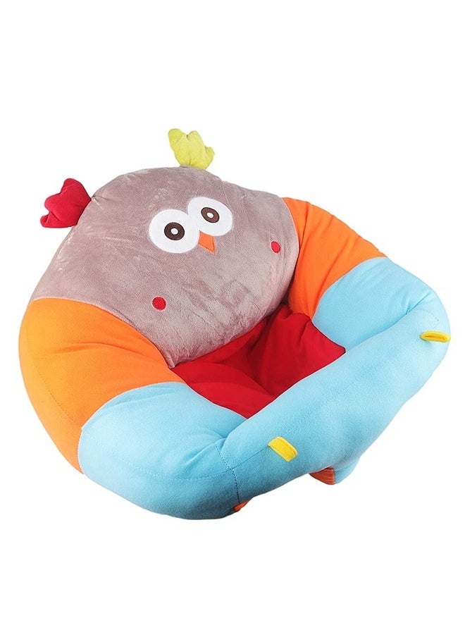 Junior Kingdom Baby Sofa Chair Owl Design (52x50x21cm) - Soft Plush Support Seat for Infants and Toddlers 3-12 Months, Comfortable Sitting Cushion for Baby Development  - Image 4