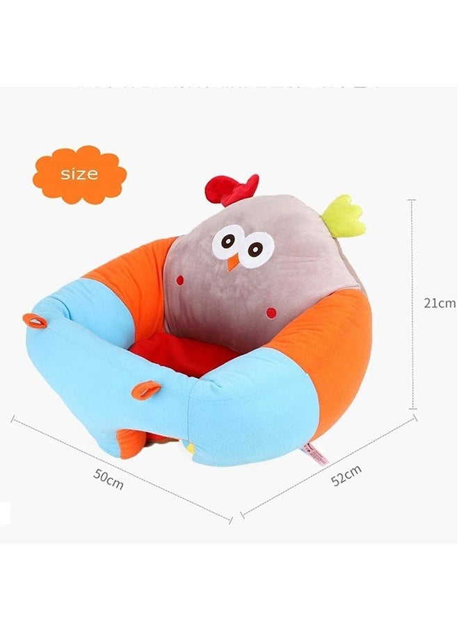 Junior Kingdom Baby Sofa Chair Owl Design (52x50x21cm) - Soft Plush Support Seat for Infants and Toddlers 3-12 Months, Comfortable Sitting Cushion for Baby Development  - Image 5