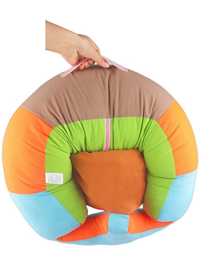 Junior Kingdom - Baby Sofa Chair Owl Design (52x50x21cm) - Soft Plush Support Seat for Infants and Toddlers 3-12 Months, Comfortable Sitting Cushion for Baby Development - Image 1