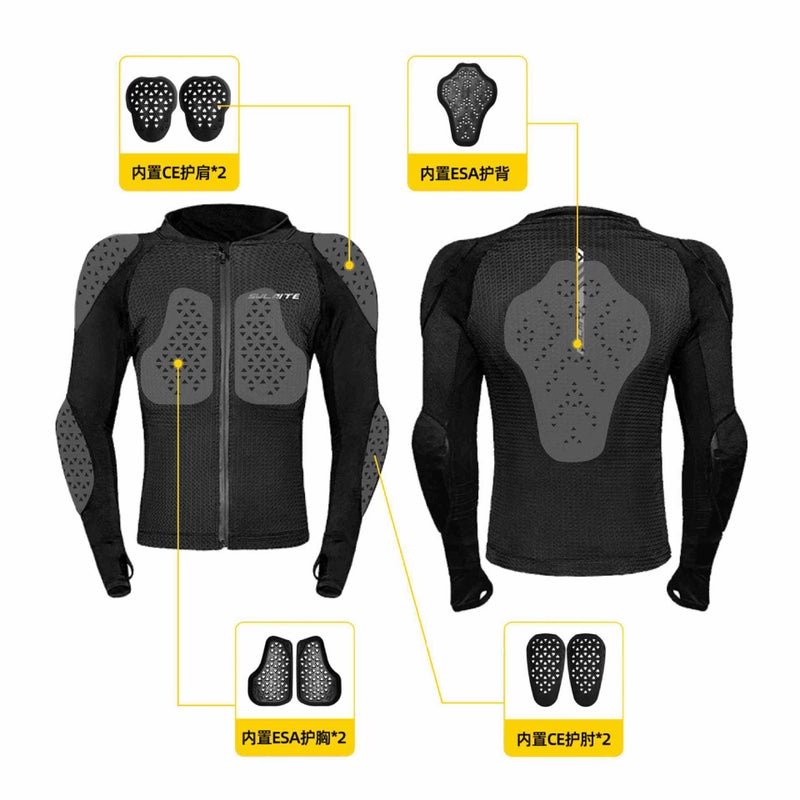 Motorcycle Protective Jacket Mesh Breathable Summer Riding Armor Racing Suit - Image 4