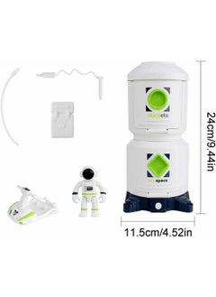 Generic Double Layered Space Station And Astronaut Early Childhood Education Toy Gift  - Image 2
