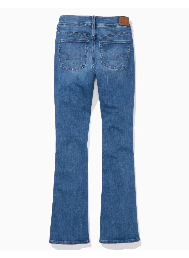 American Eagle AE Ne(x)t Level Low-Rise Kick Bootcut Jean