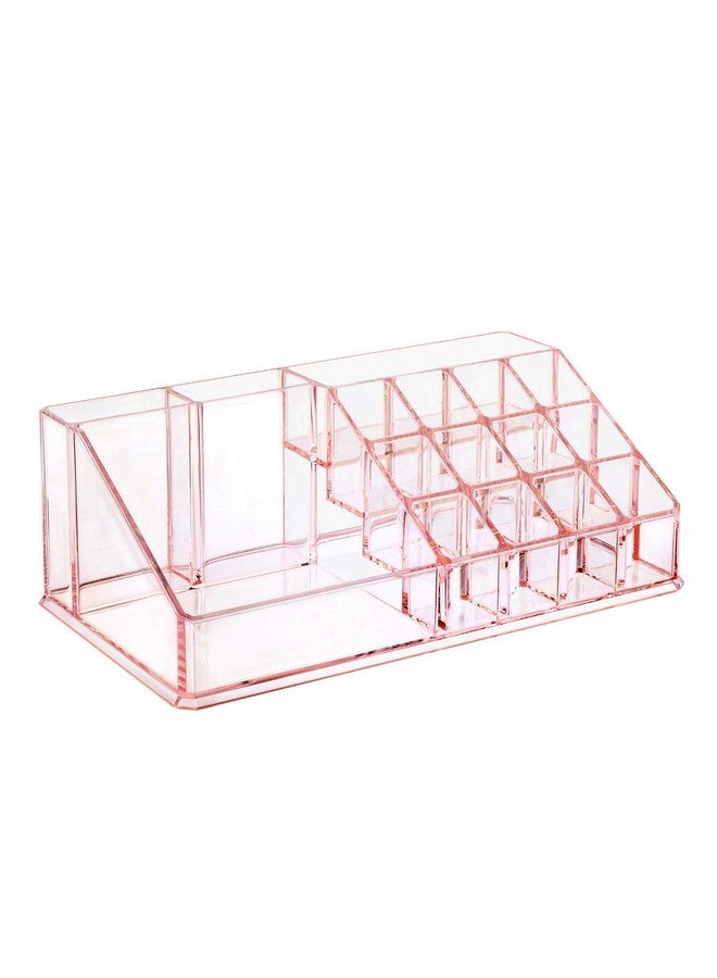 Ikee Design Pink Jewelry & Cosmetic Storage Display Boxes Two Pieces Set, Organizer Makeup Holder, for Vanity - Image 3