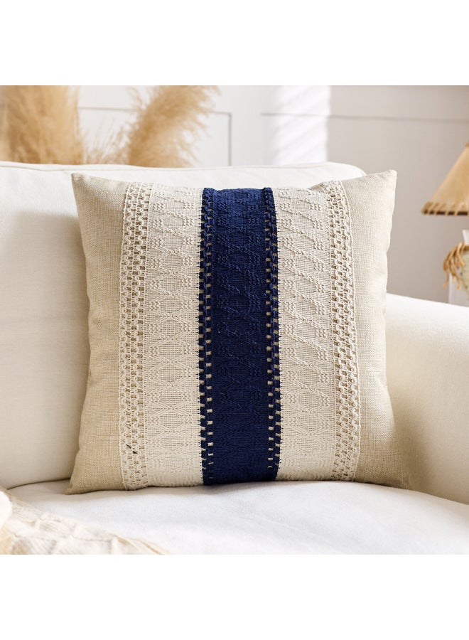 Pillow Case Cotton And Linen Style Country Homestay Decorative Soft Bag Cushion Living Room Pillow Sofa Pillow Customized