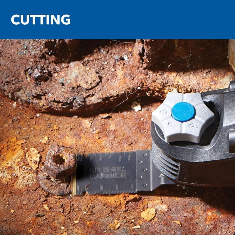 DREMEL Multi-Max MM50-02 5 Amp Variable Speed Corded Oscillating Multi Tool Kit with 16 Accessories and Storage Bag - Ideal for Metal & Wood Cutting, Sanding, and Box Cutouts - Image 5