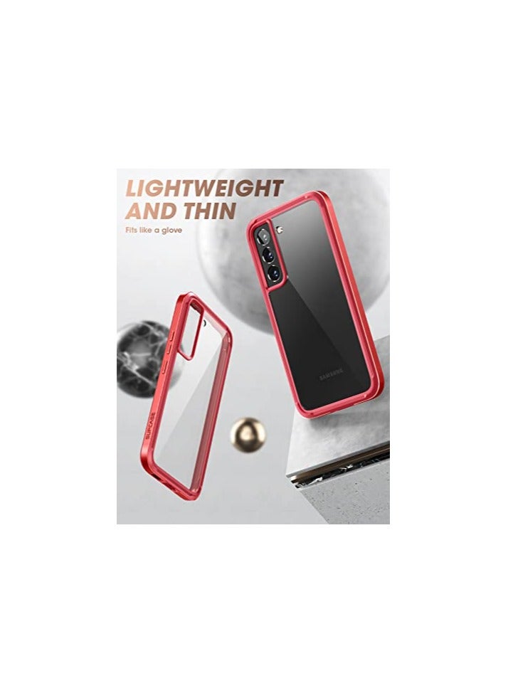 SUPCASE [Unicorn Beetle Edge Series] Case Designed For Galaxy S22 5G (2022 Release), Slim Frame Clear Protective Case with Built-in Screen Protector - Ruddy - Image 4