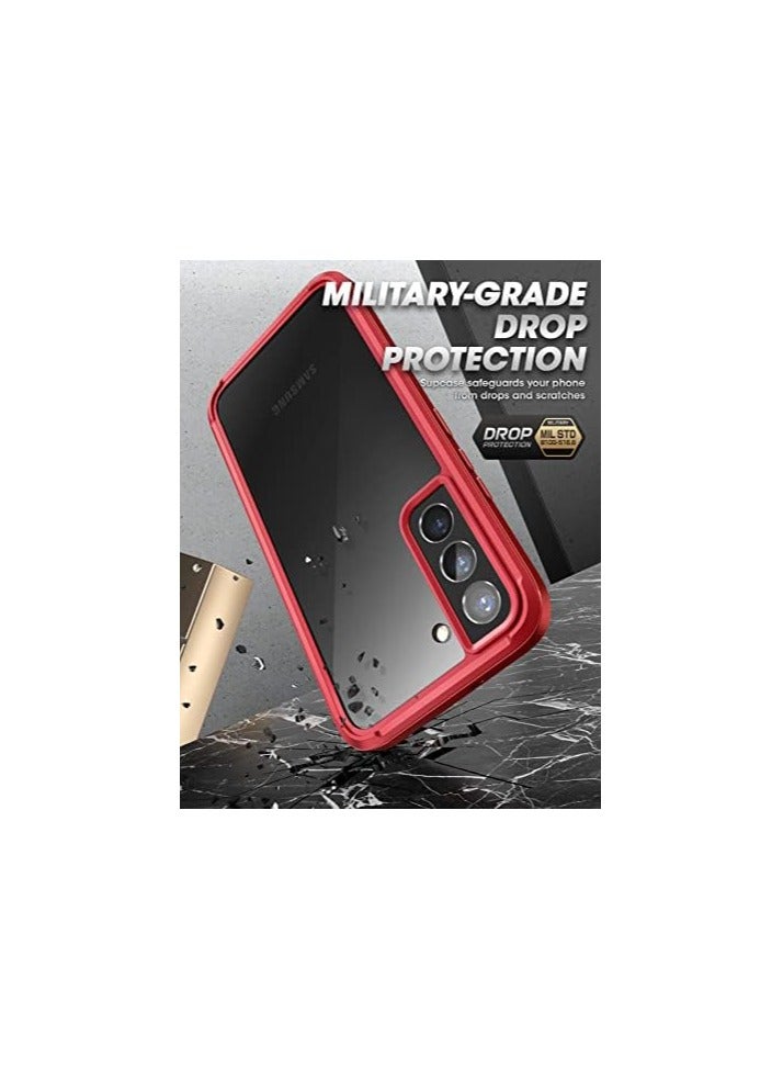 SUPCASE [Unicorn Beetle Edge Series] Case Designed For Galaxy S22 5G (2022 Release), Slim Frame Clear Protective Case with Built-in Screen Protector - Ruddy - Image 5